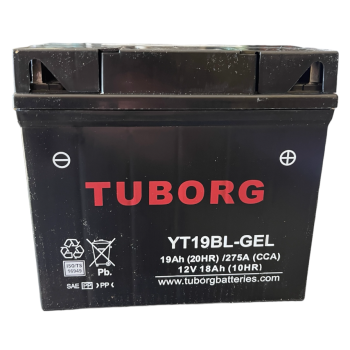 Tuborg YT19BL-GEL 12V 19Ah 275A AGM fabrycznie aktywowany BMW